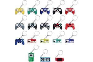 Pilikoll 18szt Brelok do gier Kontroler gier Keychain Kontroler gier wideo Brelok Party Torba Wypełniacz do toreb Plecaki