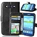 Produktbild Nancen Samsung Galaxy S3 / I9300 (4,8 Zoll) Lederhülle Neu Style Acht Farbe Weich PU Flip Case Ledertasche / Schutz Etui, Einfach Vintage Kollektion Karten Slot Foto Wallet Hülle Handy Tasche Zubehör