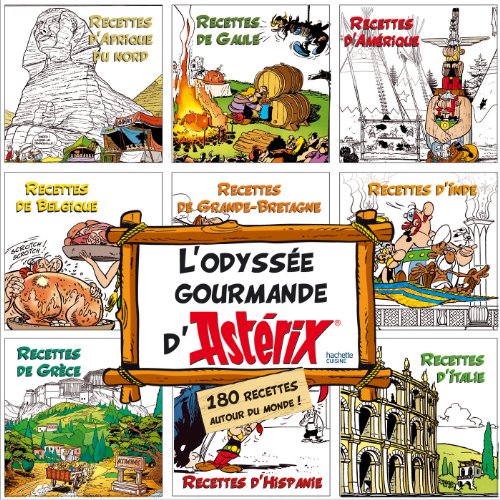 Coffret 9 Mini-livres L'Odyssée gourmande d'Astérix francais Coffret 9 Mini-livres L'Odyssée gourmande d'Astérix francais