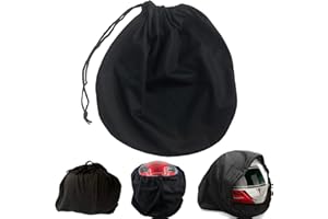 LANDSCAPE LIGHTS2K Sac de Casque Noir Cordon De Serrage Sceau, Housse de Protection Casque Moto sac de casque rangement à cordon pour Sac de Scooter Moto Portable Casque Universel Transportable pour Moto