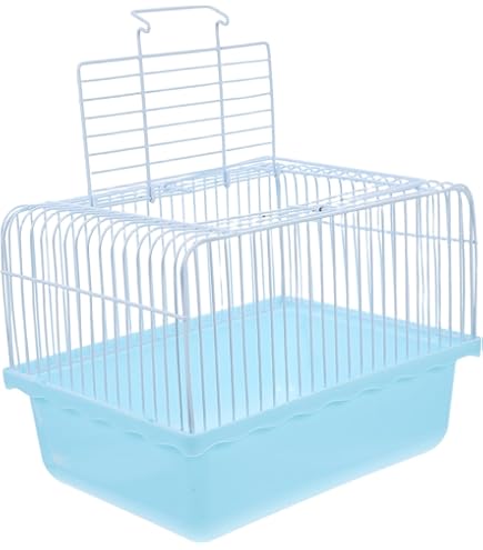 TOBBOMEY Transportbox Für Vögel - Tragbarer Käfig Für Sittiche & Kleintiere