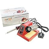 Soldering Station, KATSU 58W Electric Thermostatic Soldering Iron Welding Station Kit with Adjustable Temperature, Ideal for 