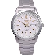 Seiko 5 SNKP15 K1 Silver with White Dial Men's Classic Automatic Analog  Watch: Buy Online at Best Price in UAE - Amazon.ae