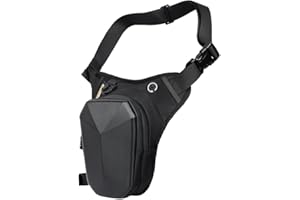 Gutriff Marsupio Cosciale e da Gamba per Uomo e Donna, Marsupio Sportivo da Gamba con Multitasche per Corsa, Ciclismo, Moto, Sport e Lavoro