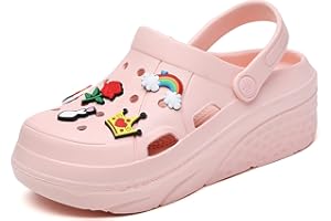 ELIOGN Sabots à Plateforme Sabots Mules Chaussures Sabots Mules Chaussures Chaussures de Jardin Pantoufles Plage Sandales Femmes Piscine Sandales Chaussons