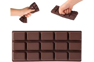 Långsamt Stigande Chokladkaka Squishy, Chokladklämleksak Mjuk Fidgetleksak för Festgåva