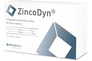 METAGENICS ZincoDyn - Integratore di Zinco e Selenio per Sostenere Difese Immunitarie, Tiroide e Contrastare Stress Ossidativo - 112 Compresse