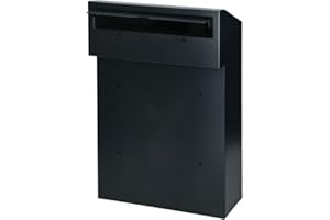 Miratic Boite aux Lettres 2 Portes Encastrable à Installer dans le Mur ou Clôture Boîte aux lettres en Acier Galvanisé avec Clés Inclus Format C4 3 Variantes de Couleurs au Choix