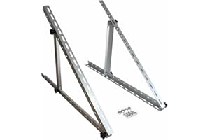 FALCON WORLD CLASS TECHNOLOGY Solar Panel Tilt Mount Brackets Flat Surface Mounting Set – Adjustable