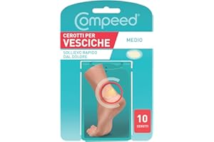 COMPEED Cerotti per vesciche, a lunga durata e guarigione veloce - Per vesciche medie o grandi , 10 Cerotti