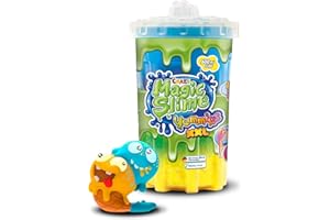 CRAZE Magic Slime - Yummies XL Slurpy | Szlam dla dzieci w neonowych kolorach, mieszanka kolorów z różnymi postaciami ssącymi, zestaw Slime w puszce 600 ml, kolorowy szlam dla dzieci, bez