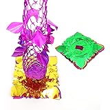 Homo Trends 3Pcs 6.5ft Christmas Foil Garland Christmas Ceiling Decorations Festive Hanging Swirl Decorations