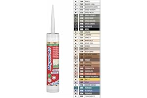 Mapei Mapesil AC Mastic d'étanchéité pour vitre, résiste à la moisissure