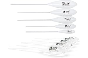 ‎ZITE Zite Fishing Sbirolino schwimmend Set 10 STK / 5g-25g Langsam Sinkend + Schwimmend/Forellenposen-Set zum Forellen-Angeln/Ideal für Forellenteig & Spoons, Spirolino sinkend, Sbirolino Forellen Set