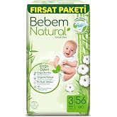 Baby Natural Diaper Midi 3 Size Opportunity Pack 56 Pieces