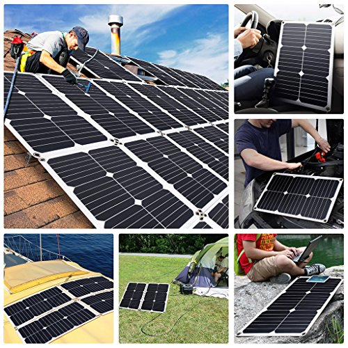 Suaoki 18 Watt Solar Panel Ladegerät Solarmodul Solarpanel Solarzelle - 5