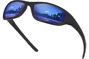 Vimbloom Sonnenbrille Herren Polarisierte Sportbrille Fahrradbrille mit UV 400 Schutz Autofahren Laufen Radfahren Golf für Angeln Herren Damen VI367