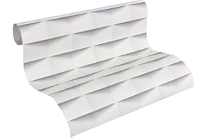 A.S. Création papel pintado Authentic walls gris blanco 10,05 m x 0,53 m 302481