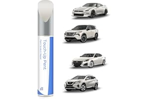 PARTS4EV QAB Pearl White Tricoat - Penna a vernice per Nissan – Corrispondenza esatta per chip e graffi