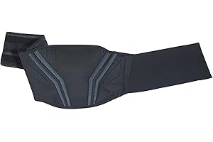 NERVE SHOP Motorbike Kidney Belt -Push- Motorcycle Back Support Men Women Motocross Warmer - Negro - S