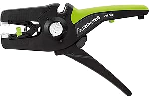 Rennsteig Abisolierzange MultiStrip 16 (Abisolierlänge einstellbar, 0,08 – 16 mm², Länge 195 mm, Messerwechsel werkzeuglos) 707 040
