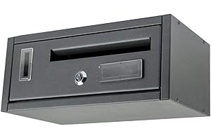 La zappa Cassetta postale condominiale da muro buca lettere componibile "Made in Italy" (Antracite, 1 Posto)