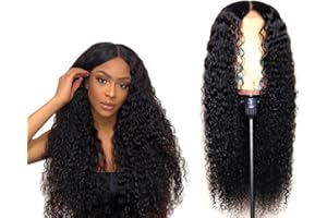 SCJJZ Peruki i fryzjery dla dorosłych, panie długie kręcone włosy afrykańskie małe loki peruka (czarna: 68 cm)