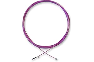 CROSSCAT CATGRIPS Cable Comba Crossfit Premium, Cable Comba 2.0 mm, Recambio Cuerda Comba de Saltar, Cuerda comba Crossfit de Acero con Recubrimiento, Cuerda Crossfit