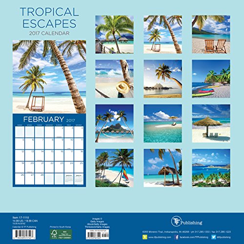 Cal 2017 Tropical Escapes