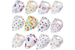 OnlyBee 6 Pack - Baby Feeding/Drool Bibs