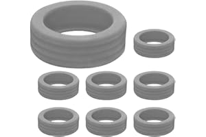 LEVABE Funda de rueda para compartimento de equipaje, accesorios de equipaje de silicona | Reduce el ruido de las ruedas para la mayoría de equipaje, protege y decora tus ruedas de equipaje de mano, para