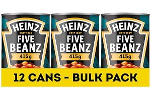 Heinz Fem bönor i tomatsås - 12 x 415 g