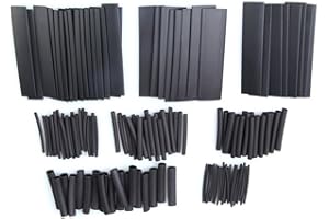 Cisixin Lot de 150 Gaines thermorétractable 2 à 13 mm, Thermo Rétractable Tube Boîte 2:1