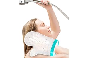 VURYAPI Protège Plâtre Protection Étanche pour Main Adulte,Imperméable Protection Bras Platre pour Douche,Baignade,Main,Poignet Plaie Protecteur,Fit 1,7-5,9" Diamètre du Poignet Hand
