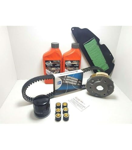 Kit Tagliando HONDA SH 300 09 Candela Filtro Aria Olio Cinghia Rulli SH300 2009 - Foto 10