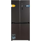 Cecotec CoolMarket 4D 490 Dark E. 183 cm High, 91 cm Wide, Low Consumption, Inverter Plus Motor, Fast Cooling and Fast Freezi