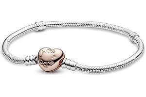 PANDORA Armband 580719-18 Frau Silber Herz Rose