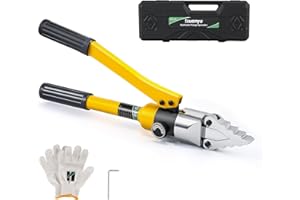 Huanyu Hydraulischer Flanschspreizer 8T Druck Manuell Tragbar Hydraulischer Flanschspreizer Expander Max Expansion 30mm Arbeitssparend für Pipeline Wartung Bau Ventil Ersatz(YQ-30)