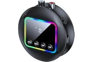 AXFEE Odbiornik Bluetooth 5.4 do HiFi, adapter audio NFC z gniazdem RCA i gniazdem 3,5 mm, nadajnik i odbiornik BLUETOOTH 2 w 1 do domowego stereo, głośnika, samochodu, telewizora, strumieniowego