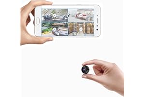 PVZLEXN WiFi Mini Camera sans Fil Caméra 1080P Petite Extérieur 120 Minutes d'enregistrement Continu Discrete a Maison de Interieur Cam Grande Détection de Mouvement Enregistrement à Distance（2.4GHz）