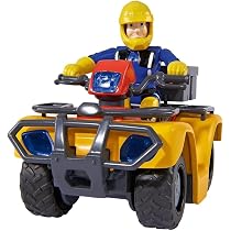 Simba – Sam Le Pompier – Moto De Police + Figurine Malcolm Articulée 7,5 Cm – Accessoires Inclus (Jerrican, Cône, Spot, Torche) – Dès 3 Ans