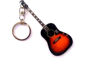 MUSIC LEGENDS COLLECTION Porte-clés forme guitare Gibson acoustique sunburst