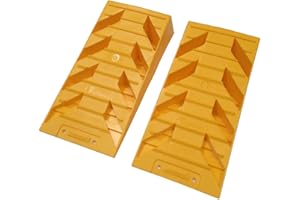 KATSU TOOLS KATSU Rampe di Livellamento per Roulotte 2 Pezzi 4 TON Cunei Livellamento Camper da Campeggio in Plastica per Impieghi Gravosi per Garage Officina Auto Camion 161915