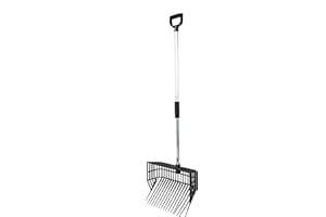 Horka Dung Fork with Sides Lightweight Plastic Manure Stable Yard Equestrian New