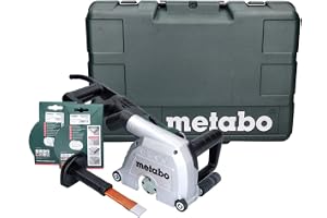 Metabo väggfräs MFE 40 (6040500) plastfodral, justerbar skärdjup: 10–40 mm, möjliga spårbredder: 9/15,5/22/28,5/35 mm, skärskiva Ø: 125 mm