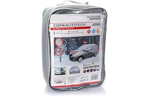 CARALL Zewnętrzny pokrowiec na samochód, zimowy pokrowiec na samochód, wodoodporny, odporny na zarysowania odporny na gradobicie (sedan M 430 x 160 x 120 cm)