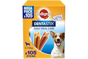 Mars Pedigree Dentastix Daily Oral Care Dental Chews Small Breed (105 Sticks)