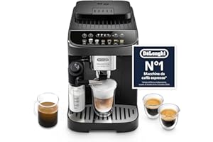 De'Longhi Magnifica Evo ECAM292.81.B, Macchina da caffè Automatica, Chicchi macinati al momento, Caraffa MontaLatte Automatica per Cappuccini, 7 Bevande One Touch, Spegnimento Programmmabile, Nero