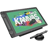 HUION KAMVAS 16 (Gen 3) Ekranlı &Ccedil;izim Tableti, 15,8 in&ccedil; 2,5 K QHD Sanat Tableti, Tam Lamine Parıltı &Ouml;nleyici Camlı, %99 sRGB,