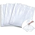 Chinco 100 Pcs Disposable Foot Tub Liner Portable Bath Basin Bags Plastic Pedicure Spa Bags Thin Large Foot Bath Liners Disposable Pedicure Liners for Foot Pedicure Spa Hotel Home Use, 25 x 23 Inches